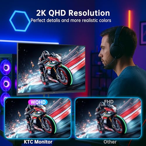 KTC 27 Inch H27T22C-3 QHD 2560 x 1440 210Hz Fast IPS Monitor