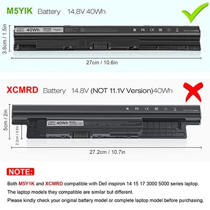 Futurebatt M5Y1K 2200mAh 14.8V Lithium Ion Laptop Battery
