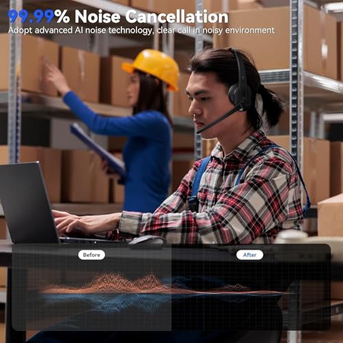 LEVN Wireless Headset HS011V1 - On Ear - Bluetooth - Black