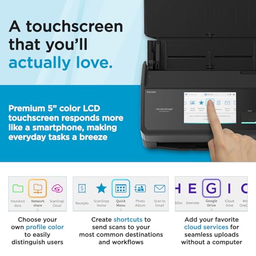 ScanSnap iX2500 600 dpi Document Scanner