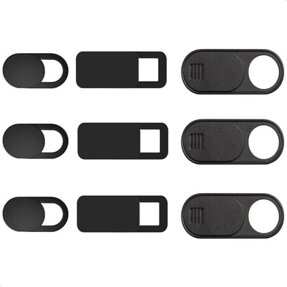 California JOS 9 Pack (3 Large + 3 Medium + 3 Small) 0.03 inch Webcam Cover Slide Privacy Blocker