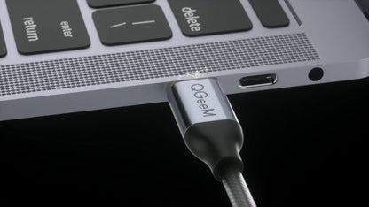 QGeeM USB C to HDMI Adapter XCHF02 4K 30Hz Gray