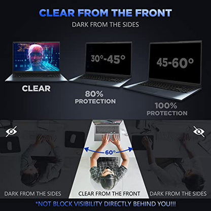Magicmoon 15.6" Privacy Filter 1920x1080 16:9 Glossy/Matte