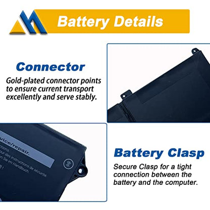 Mobik RJ40G 3941mAh Lithium-Ion Laptop Battery for Latitude 14 5420, Latitude 15 5520, Precision 15 3560