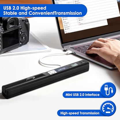ANNCARY A4 Portable Scanner B089DGLY9B 900DPI CIS USB Document Scanner