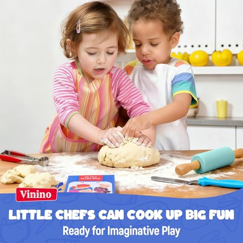 Vinino 9x8x2.5 inches KBS-SET Kids Baking Supplies Non-Toxic Dishwasher Safe
