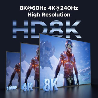 UGREEN 1 Count AK704 KVM Switch 8K@60Hz 2 Computers 3 Monitors Surface Mount Manual