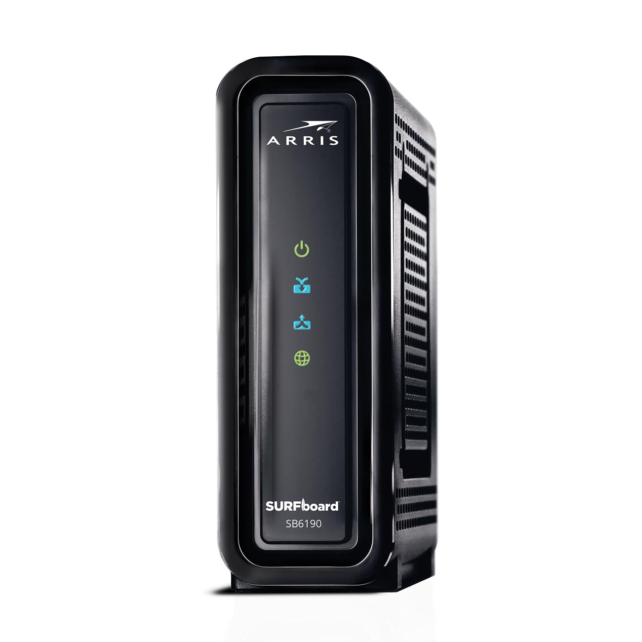 ARRIS 1 Port SB6190 DOCSIS 3.0 Black Cable Modem with 1400 Mbps Max Downstream Speed