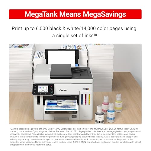 Canon MAXIFY GX7120 Inkjet Printer 4800 x 1200 dpi Color Output All-in-One