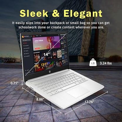 HP 14" HP Stream 128GB Intel Processor N150 4GB RAM Windows 11 S 1366x768p LED