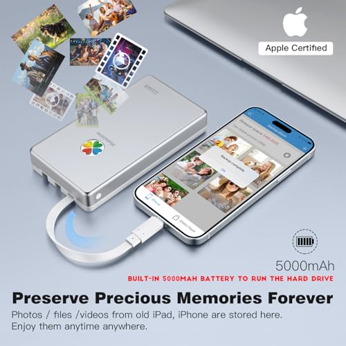 iDiskk 500GB USB 3.0 External Hard Drive 450 RPM Mechanical Hard Disk for Personal Use with Data Recovery Service