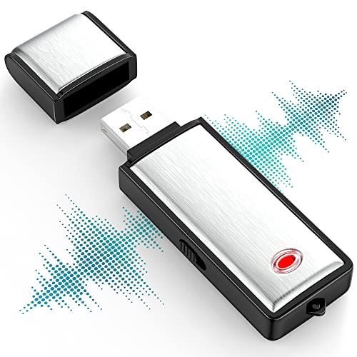 HAKSDOWO 32GB H5456 USB Mono Digital Voice Recorder