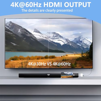 Kinhaly HDMI(Type-C) Adapter 4K@60Hz for USB C Devices