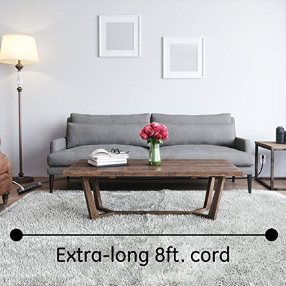 GE 8 Ft Extension Cord 33662 125 Volts 15 Amps 6 Outlets Surge Protection