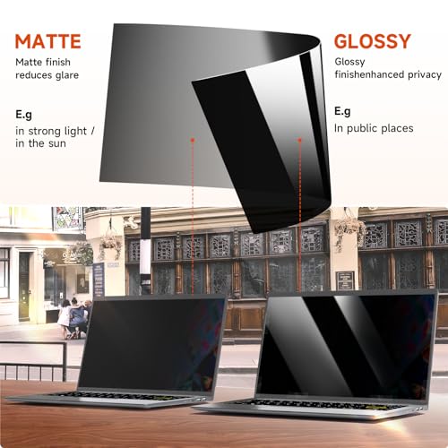 Mamol 15.6" MALPUS-601-1 Privacy Screen Filter 16:10 Aspect Ratio