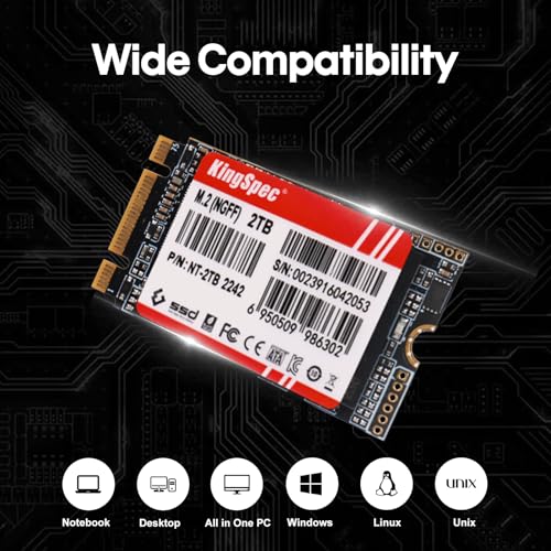 KingSpec 512GB SATA III M.2 2242 Solid State Drive