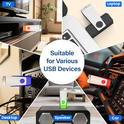 Wooolken 4GB USB 2.0 Flash Drive Pack Udisk-2.0 Storage