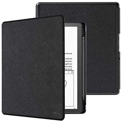 CoBak Case for Kindle Scribe 10.2 inch Fabric Textured Waterproof Cover Design