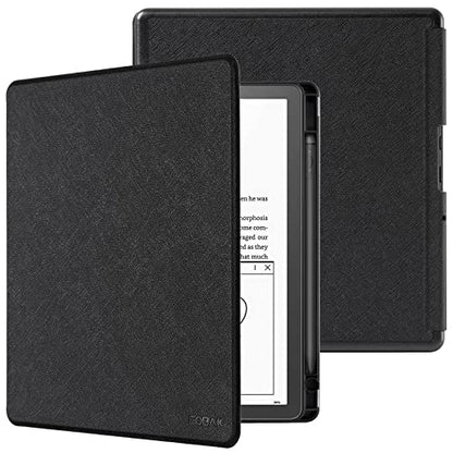 CoBak Case for Kindle Scribe 10.2 inch Fabric Textured Waterproof Cover Design