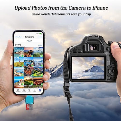 DESOFICON Micro SD Card Reader JY-FBA-00019 Lightning to Micro SD Adapter