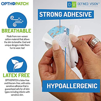 OPTHOPATCH 83mm X 57mm SB-100-2 Patch 100 Count