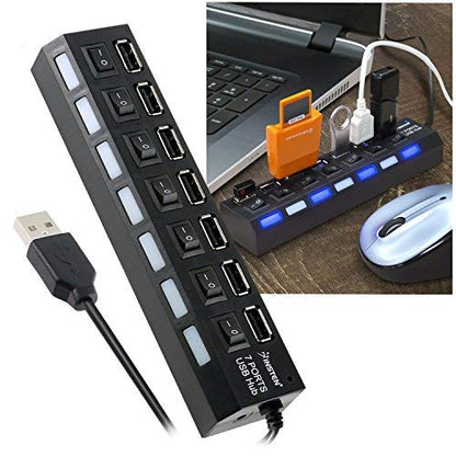 Parts Express 7-Port USB 2.0 Hub Model 689421