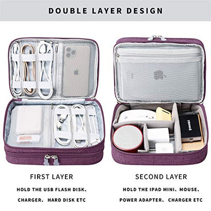 Lanola S XSS2101PL Travel Bag - 4L Capacity, 12 Compartments, Polyester Material, Purple