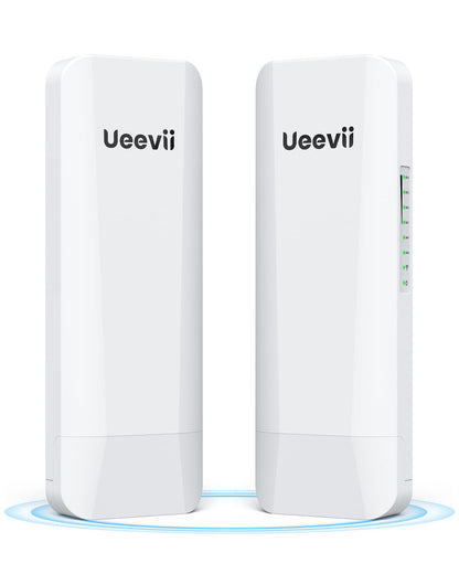 UeeVii 5.8GHz CPE453 Single-Band 100Mbps Point-to-Point Wireless Bridge for Outdoor Networking