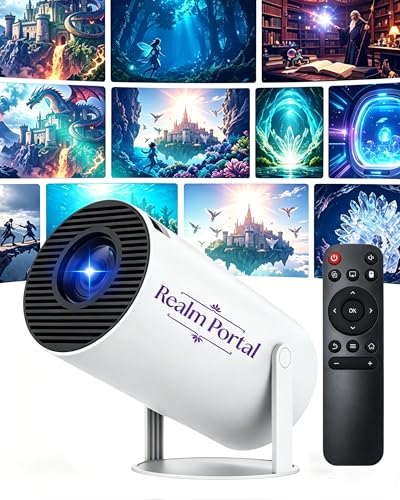Realm Portal 130" Portable Projector 1280 x 720 LCD