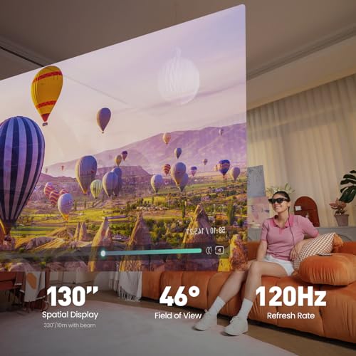 XREAL 130 Inches XR-7100RGL 240 x 201 OLED Smart Glasses