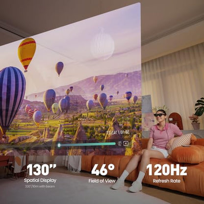 XREAL 130 Inches XR-7100RGL 240 x 201 OLED Smart Glasses
