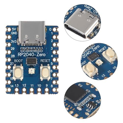 hiBCTR RP2040 - Zero 264KB SRAM 2MB Flash 133MHz Dual-Core Microcontroller Single Board Computer