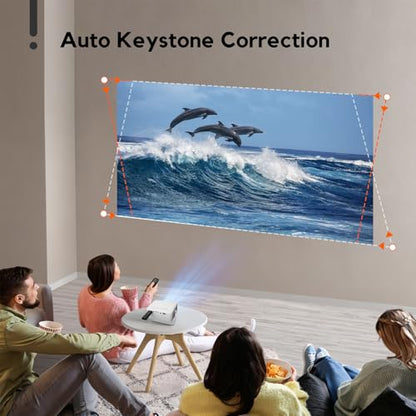 AKIYO Mini Projector O1 1280 x 720 1080P Supported LCD Portable