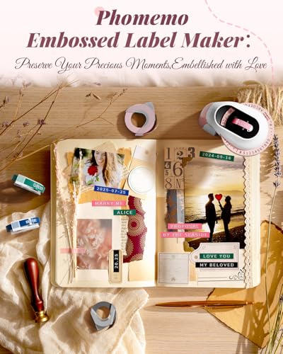 Phomemo 1 Label Maker E975 Portable 9mm Standard Label Maker