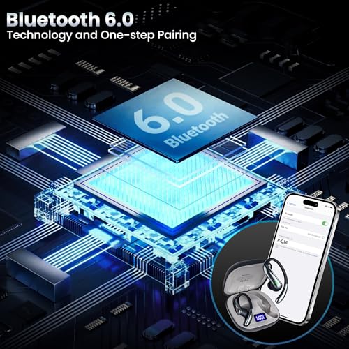 RichEast Earbud Translator P-Q16 Black 144 Languages 6.0 Touch Control Office Products