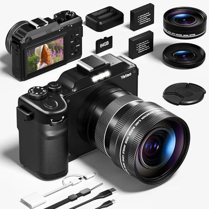 Yatao 3 Inch YT01 64MP 5K 60FPS CMOS Digital Camera