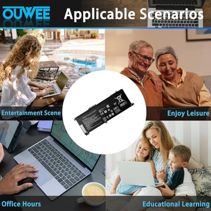 OUWEE 1 Lithium Ion Battery SA04XL 15.12V 3470mAh Black Laptop Battery