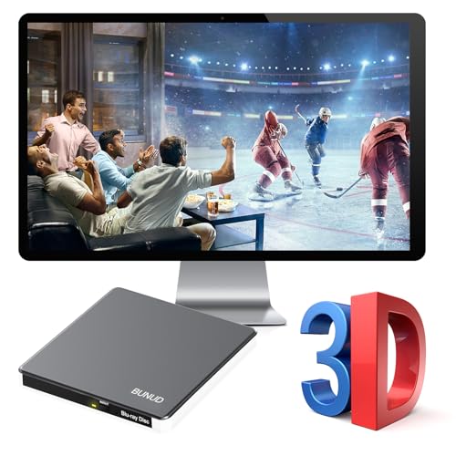 BUNUD 5IN1 BUNUD_5IN1 External Blu Ray CD DVD Drive USB 3.0 Type C