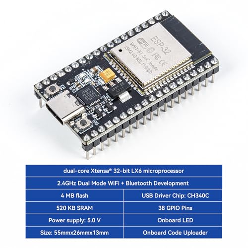SunFounder ESP32 Ultimate Starter Kit 320+ Components Bluetooth Compatible with Linux