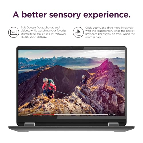 Lenovo IdeaPad Flex 5i Chromebook Plus 14" 1920x1200 300 Nit IPS 2-in-1 Laptop