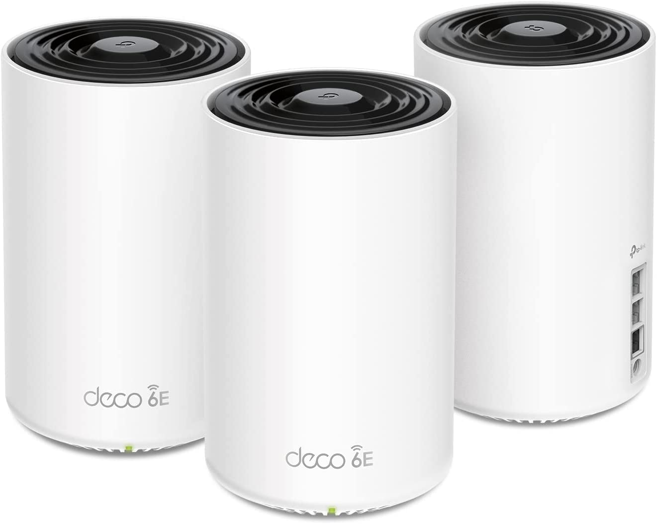 TP-Link 3-Pack Deco XE75 Pro AXE5400 Tri-Band WiFi 6E Mesh System - Covers 7200 Sq.Ft, 2.5 Gbps WAN/LAN Port