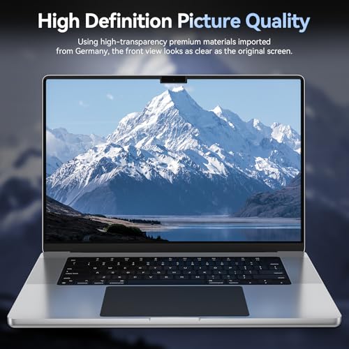 Protescreen 14 Inch MacBook Pro Privacy Screen Filter Anti-Glare Scratch Resistant Matte