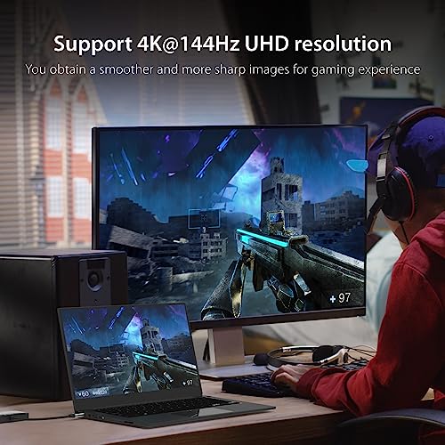 j5create 7.87 x 3.15 x 0.47 inches JCA465 USB Type C to Dual HDMI Adapter 8K at 60Hz