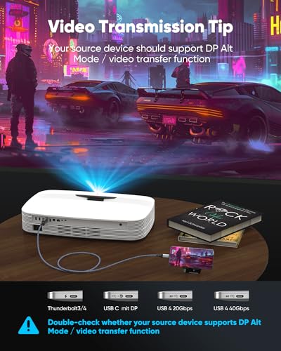 Highwings 6 Feet USB C to HDMI Cable, 4K Resolution, 60Hz Refresh Rate, Male-to-Male, Cable Type: USB C to HDMI