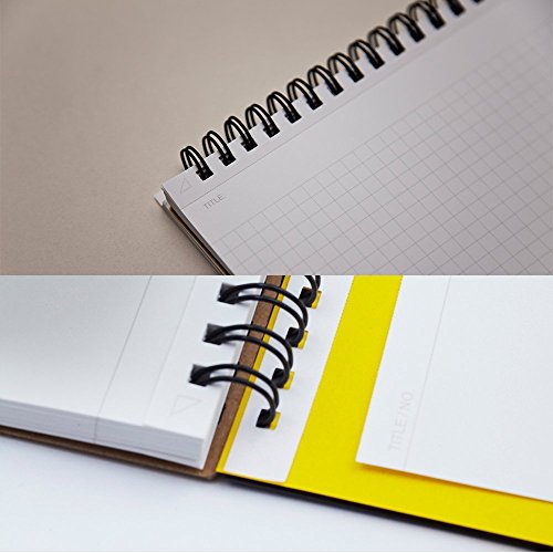 Maruman Mnemosyne A4 Notebook, 8.27 x 11.69 inches, 140 Pages, Micro-Perforated, Black