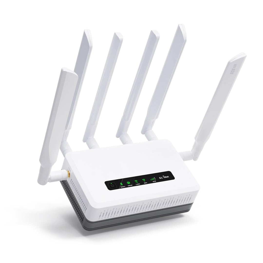 GL.iNet GL-XE3000 Puli AX 5G Router Dual-SIM Wi-Fi 6 OpenWrt 3000 Mbps