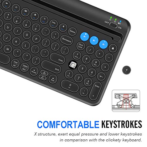 Arteck 14.6" x 6.9" Wireless Bluetooth Keyboard Model HB206-2