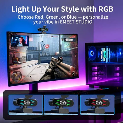 EMEET C60E 4K Webcam Model E3402 USB Connectivity