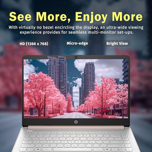 HP 14" N150 1366x768 Laptop Windows 11 S 4GB DDR4 128GB UFS Gold