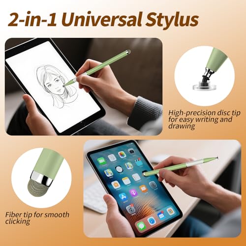 Bopomofo Stylus Pen 5 Count Alloy Touchscreen Compatible Extended Design